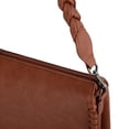 thumbnail image 6 of Wrangler Shoulder Bag for Women Crossbody Purse with Woven Strap, Brown, 6 of 7