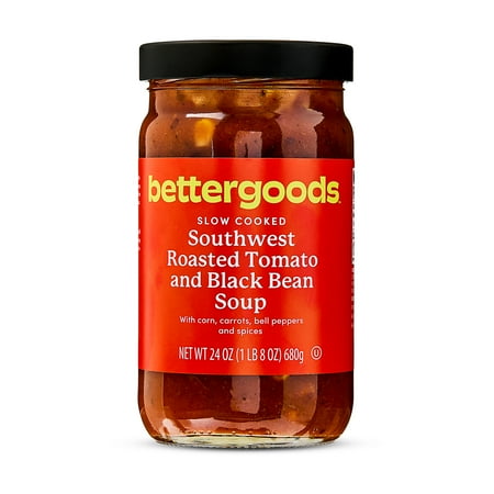 bettergoods Slow Cooked Southwest Roasted Tomato Black Bean Soup  24 oz
