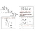 thumbnail image 7 of Stay Tuned Performance 86" x 4" Universal Painted White Side Skirt Extension Rocker Splitters Lip 6PCS, 7 of 7