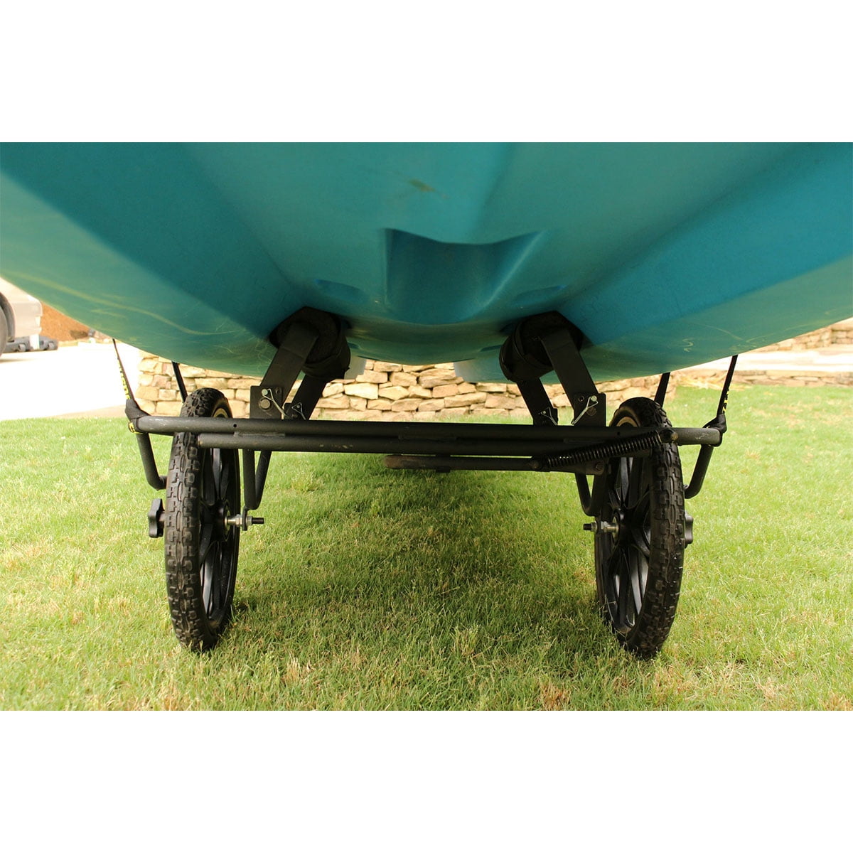 Suspenz Kayak Canoe Transport Cart, All-Terrain Super Duty Trolley, Airless Wheels, 300lb Capacity