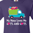 thumbnail image 4 of Inktastic Nana Loves Me Grandson Boys Youth T-Shirt, 4 of 5