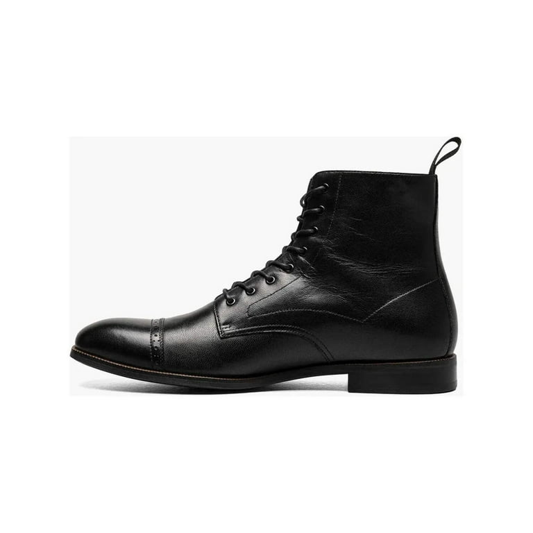Stacy Adams Glossy Black Ankle Boots Amazon.com | STACY ADAMS Mens Sandoval Heeled Ankle Boot  main image 4