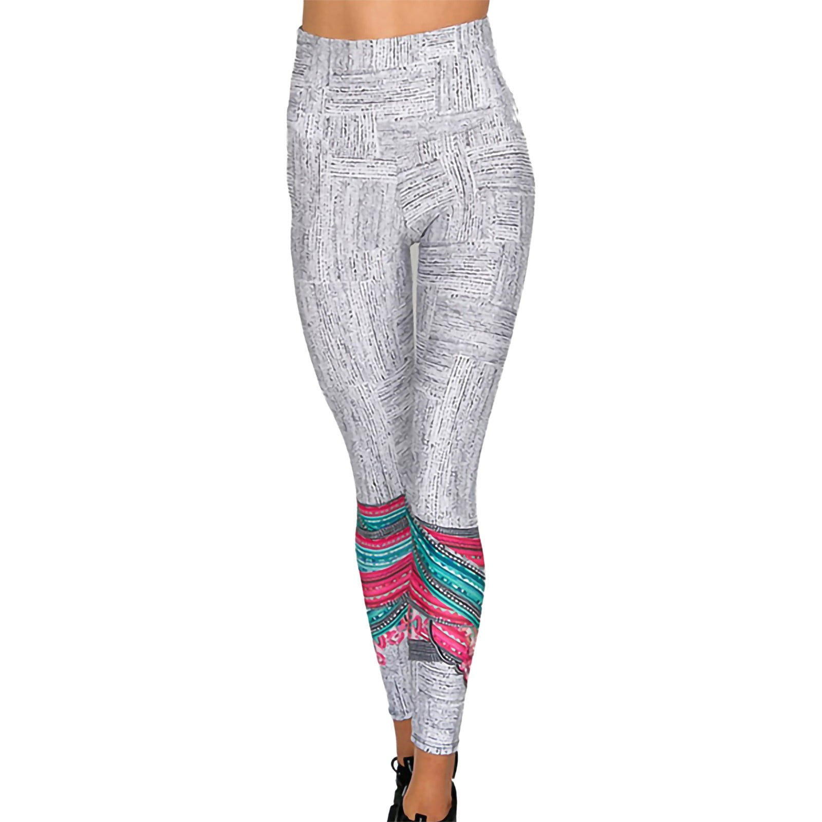 Details about   Women High Waist Ruched Leggings Yoga Pants Print Fitness Sports Running Workout 