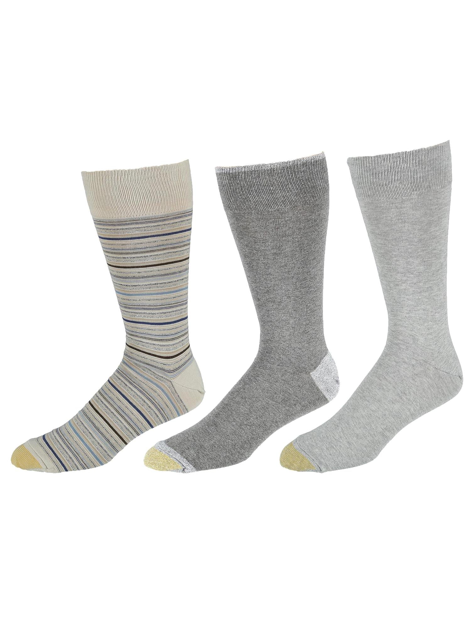 Gold Toe Extended Size Fashion Socks (3 Pair Pack) (Men's)