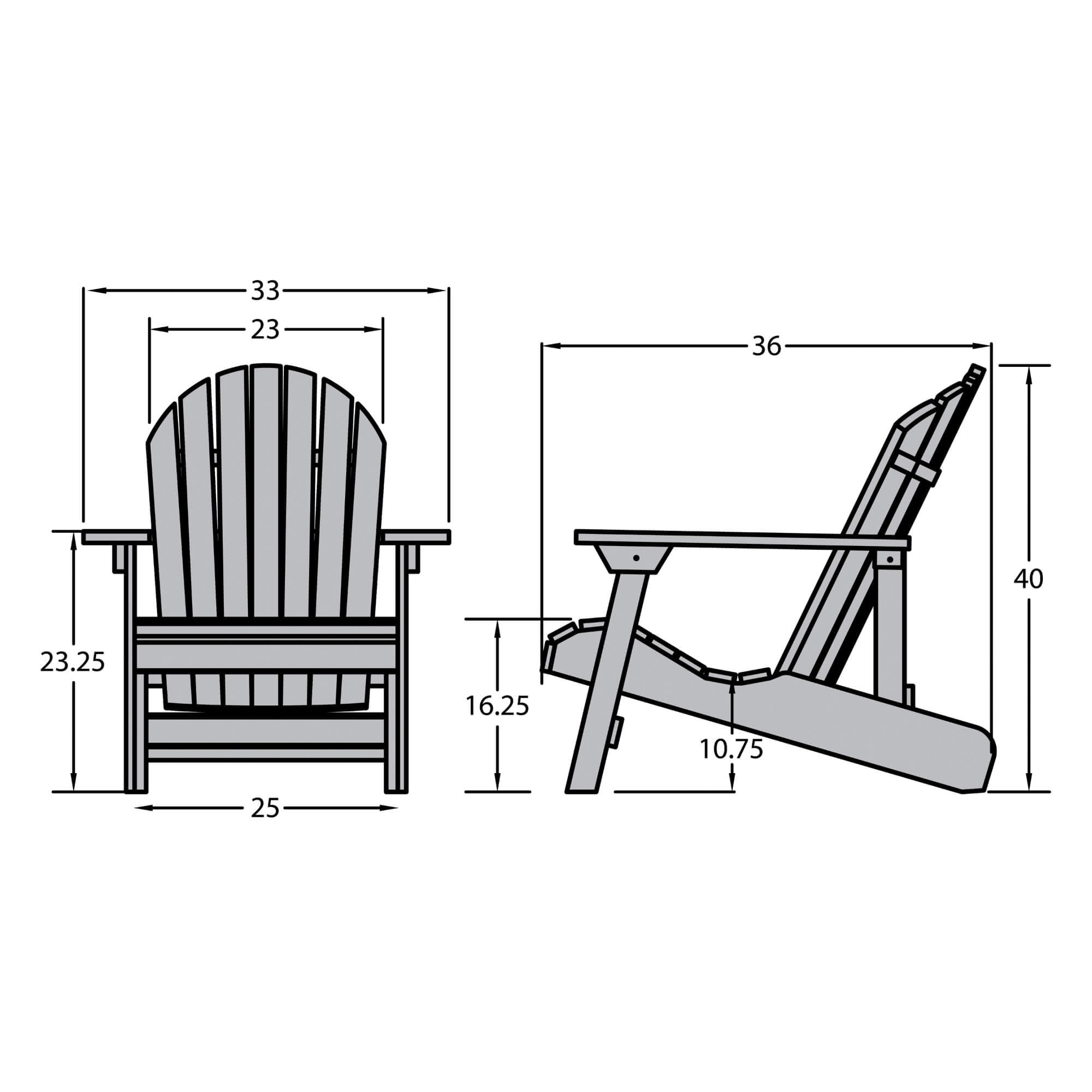 King Hamilton Adirondack Chair