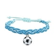 thumbnail image 1 of Pulseras de Fútbol Charm Favors Fútbol Negro Rojo Blanco Marrón Pulseras de Fútbol Cuentas Ajustable Inspirational for Teens Adults Sport Birthday Football Favors For, 1 of 2