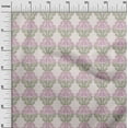thumbnail image 3 of oneOone Cotton Poplin Light Pink Fabric Asian Traditional Block Craft Projects Decor Fabric Printed By The Yard 42 Inch Wide, 3 of 4