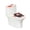 Vampire, variant on HELLHERO Skull Butterfly Adds Holiday Charm Polyester Toilet Lid Dust Cover Set Elastic Bottom Stylish Gifts Toilet Dust Cover Set Universal for Bathroom Home