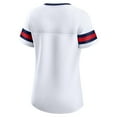 thumbnail image 3 of Women's Fanatics White New England Patriots Sunday Best Lace-Up T-Shirt, 3 of 3
