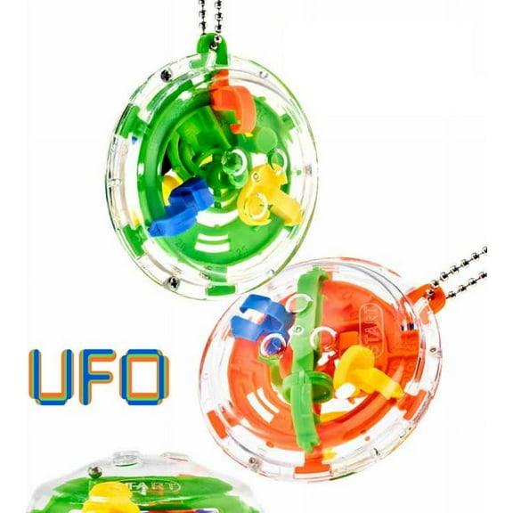 Eureka 3D Mini Amaze UFO - Brainteaser Maze Puzzle