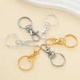 thumbnail image 6 of 20/50Pcs Swivel Snap Hooks with Key Ring Metal Swivel Lobster Claw Clasps for DIY Keychain Bag Hang Jewelry Making Accessories, 6 of 10