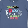 thumbnail image 4 of Inktastic My Daddy Did It and He Did It for Me with Graduation Cap Boys Baby T-Shirt, 4 of 5
