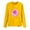 Yellow, variant on TopLLC Breast Cancer Shirts for Women T-shirt/Crewneck Shirt/Long Sleeve Shirt/Sweatshirt/Hoodie with Pink Daisy and Ribbon Breast Cancer Awareness Breast Cancer Gifts for Women