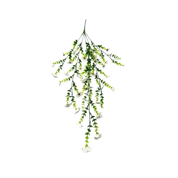 White Artificial Flowers Wall Mounted White Artificial Flowers Wall Mounted Bouquet Fake Plants Wedding Decoration Faux Flowers Home Party Decor Simulated Floral Bouquet Fake Plants