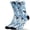 A-Sky Blue162, variant on WMNTST Womens Crew Socks All Over Stylish Printed Knit Sock Soft Comfortable Casual Everyday Wear Socks