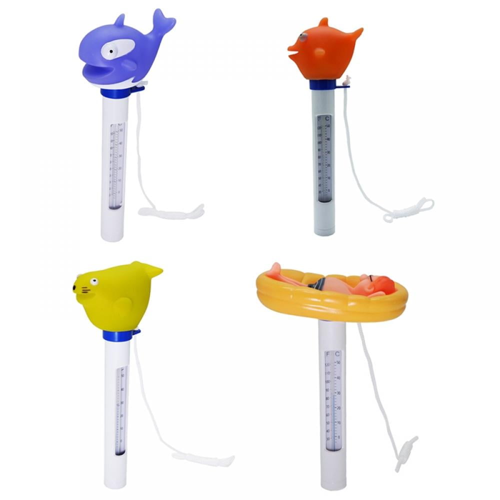 Aquariums & Fish Ponds AIUIN Floating Pool Thermometer Rod Thermometer Floating Water Temperature for All Outdoor & Indoor Pools Spas Hot Tubs