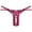Wine, variant on XMMSWDLA Women G-String Butterfly Embroidery Pearl G-String Low-Waist Thongs Briefs Blue Free Size Girls Underwear