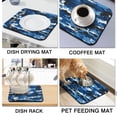 thumbnail image 4 of Army Camo Kitchen Counter Mat - Eco-Friendly Absorbent Coffee Mat, Multi-Functional for Dishes, Pet Bowls & Coffee Setup, 4 of 5