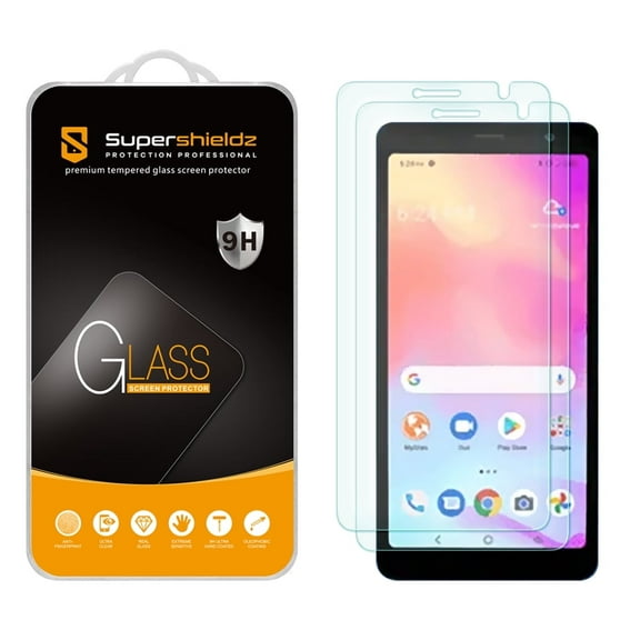 [2-Pack] Supershieldz for TCL A3 Tempered Glass Screen Protector, Anti-Scratch, Anti-Fingerprint, Bubble Free