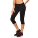 thumbnail image 1 of Aeropostale Active Crop Athletic Track Pantalones para mujer, negro, XS Aeropostale Pista, 1 of 2