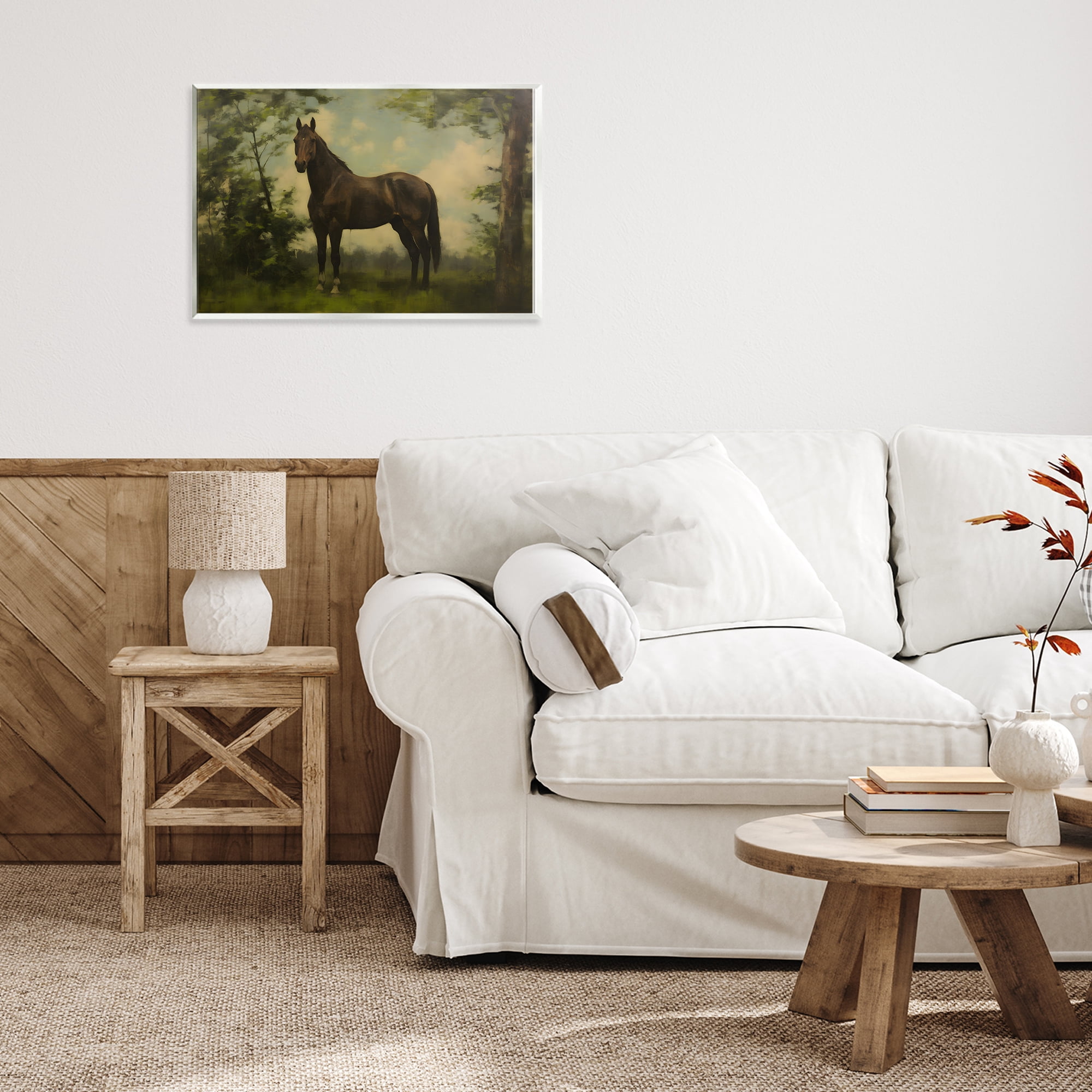 Stupell Industries Forest Horse Portrait Wall Plaque Art, design by Petal Prints Design