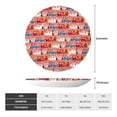 thumbnail image 2 of Wukai Cartoon with Traffic Elements Print Decorative Plate for Display,Bone China Decorative Plate, Ceramic Dinner Plate with Stand, Vertical Ceramic Plate-10in, 2 of 6