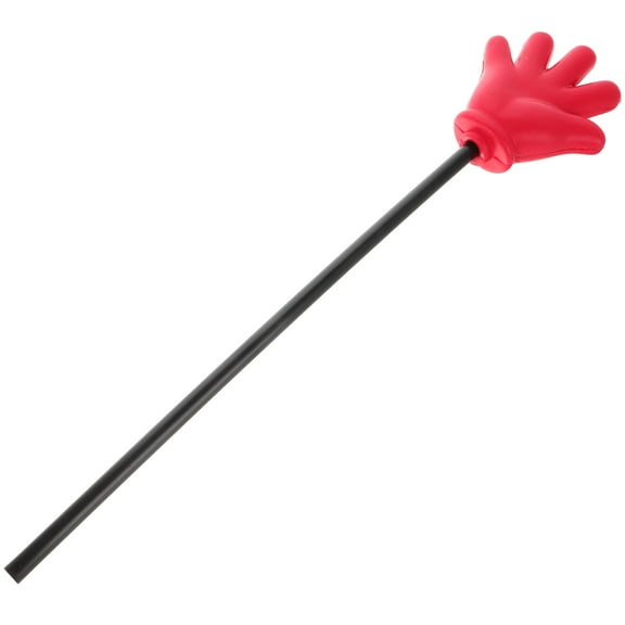 Soimiss Party Hand Pointer Game Tool Plastic Red 1Pack for Explanatory Personnel
