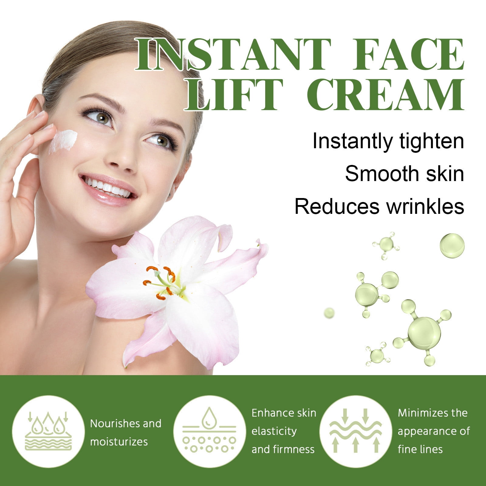 フェイスクリーム ADD SKINDOXAMAZING DERMALIFTSTARTCREAM INSTANT FACE LIFT - Lifts Tired Skin, Facial Firming, Fine