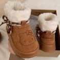 thumbnail image 2 of Fashion Sanrio Snow Boots Anime KT Women Y2k Cute Warm Winter Boot Holiday Gift, 2 of 11