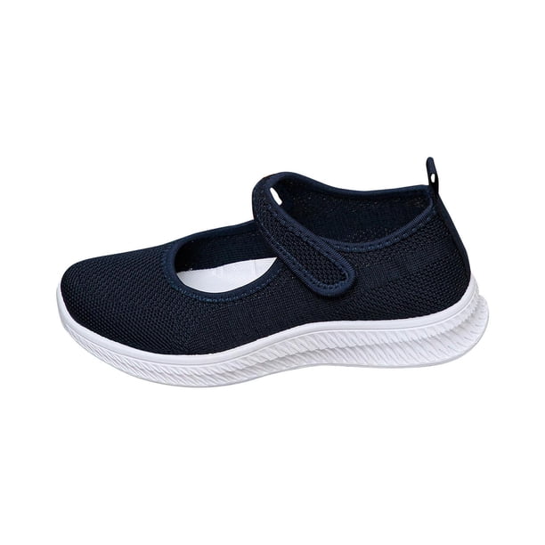 Zapatos de Caminata de Verano Mujeres Mujeres de Moda Casual Primavera Y Verano Malla Respirable Cuña Tacón Zapatos Gruesos con Correa Ajustable Mary