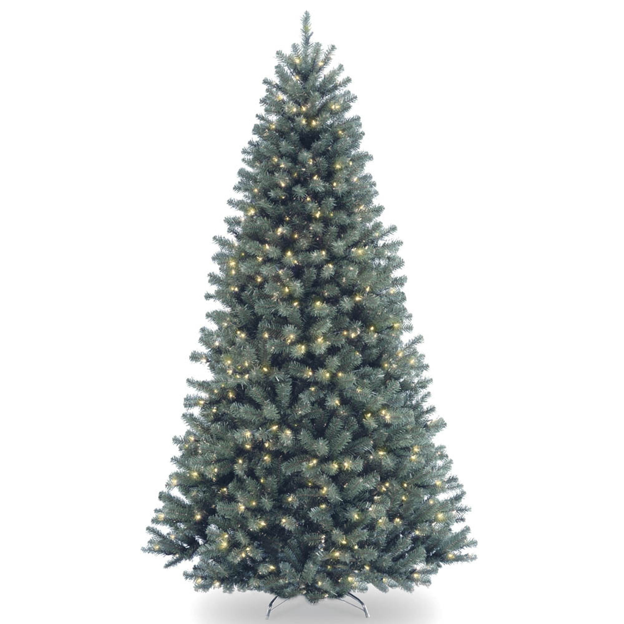 National Tree Company 7.5&#39; Pre-lit Full North Valley Blue Spruce Artificial Christmas Tree with Clear Lights