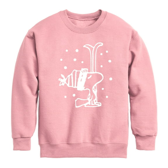 Peanuts - Woodstock Snowfall - Toddler & Youth Crewneck Fleece Sweatshirt
