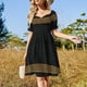 thumbnail image 4 of Gran vestido de manga corta con estampado griego Vestidos para fiesta de bodas Vestidos de fiesta para mujer Tendencia de ropa de mujer Vestido, 4 of 7