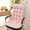 Pink, variant on weibbin Non-Slip Rocking Chair Cushion, Premium Tufted Rocker Seat Back Pad with Ties, Sturdy & Comfort Thick Padding Pillow Chair Mat Cushions for Outdoor/Indoor Office Car Home Dining Room Kitchen
