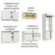 thumbnail image 4 of Cocina Integral 310cm Madesa Glamy Blanco, 4 of 5