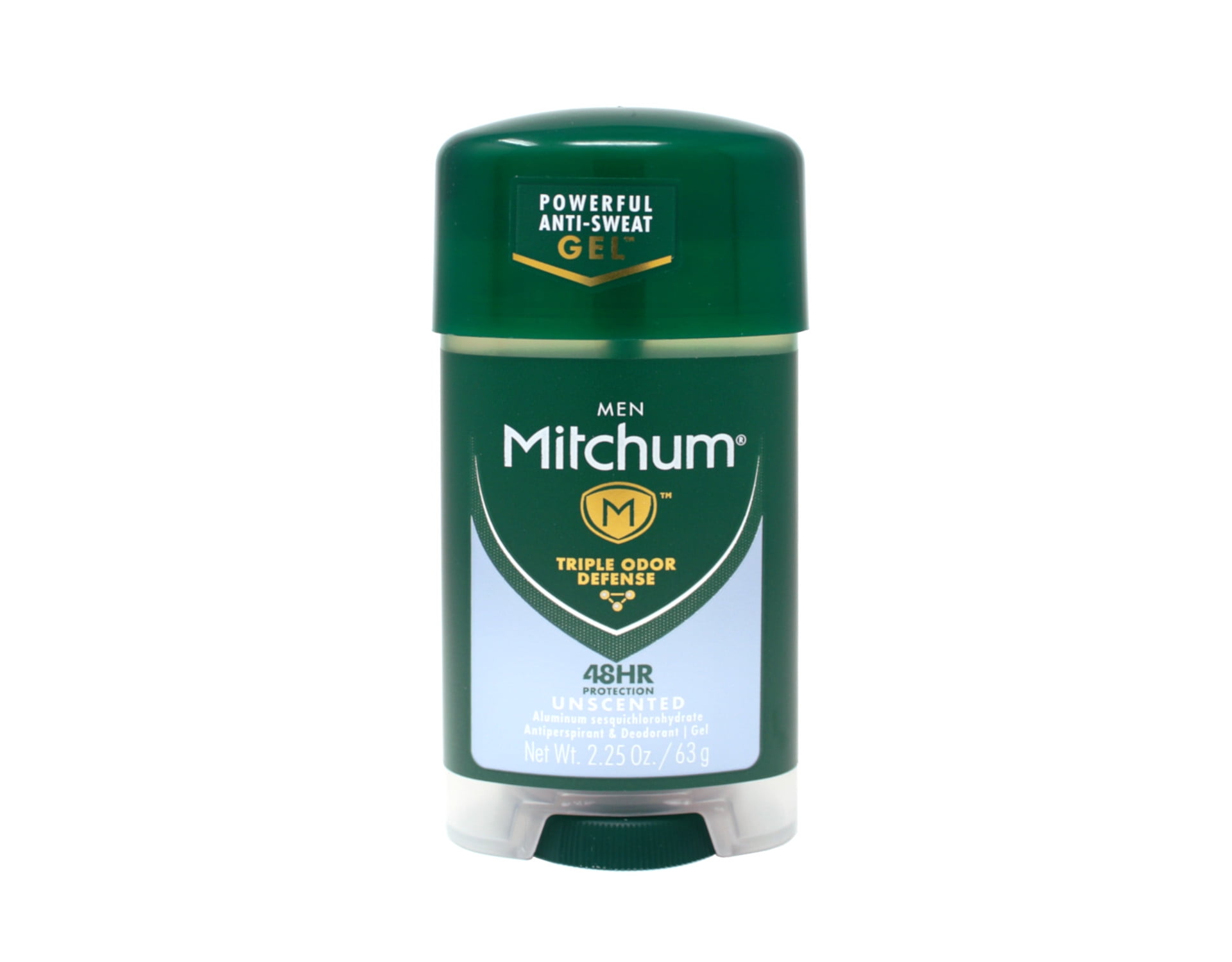 Mitchum Power Gel Anti-Perspirant Deodorant Unscented 2.25 oz (Pack of 4)
