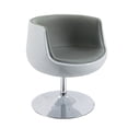 thumbnail image 1 of CorLiving Mod Modern Bonded Leather Barrel Chair, 1 of 7