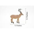 thumbnail image 3 of Elk, Wapiti, Realistic Rubber Model, Hand Painted Figurine 3.5" CH146B46, 3 of 9