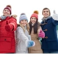 thumbnail image 6 of Dalrosia 16PCS Faux Fur Pom Pom Balls with Elastic Loop Fluffy Faux Fox Fur Pom Pom for Hats Beanie Shoes Scarves Gloves Bags Accessories, 6 of 6