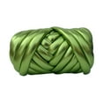 thumbnail image 3 of Hilo grueso, hilo voluminoso, tejido a mano, nudo trenzado, 500 g, hilo para tejer a brazo, longitud 15 m Verde de fruta, 3 of 9