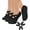 Black - 3 Pairs, variant on 3 Pack Pilates Socks Yoga Socks with Grips for Women Non Slip, Workout, Pure Barre, Ballet, Dance, Hospital Socks