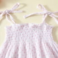 thumbnail image 6 of TOWED22 Baby Girl Toddler Clothes 2 Piece Sleeveless Striped Ruffle Tank Tops Solid Color Long Pants Outfits(White,9-12 M), 6 of 9