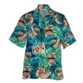 thumbnail image 5 of Camisetas con gráficos de perro flamenco para hombre, ropa con estampado 3D, camisas hawaianas de playa, camisetas de manga corta Y2k, ropa vintage, blusa con solapa, 5 of 5
