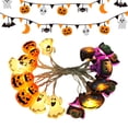 thumbnail image 1 of Luces Hadas para Exteriores Lámpara Cadena LED Con Pilas Halloween, 1 of 9