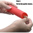 thumbnail image 2 of Ludlz 3PCS Premium Garlic Peeler, Food Grade Silicone Garlic Roller, Easy Quick to Peel Garlic Clove without Smell, Odor Free Peeling Tube Tool for Useful Kitchen Tools, 2 of 8