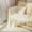 White #4, variant on Soft Knitted Fringed Throw Blanket for Couch & Bed | 69.2x50 Inch Flannel Fleece Blanket | Warm Microfiber Blanket for Adults, Kids, Camping & Travel | Includes 1 Blanket