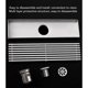 thumbnail image 3 of Stainless Steel Linear Shower Drain, Odor Resistant Rectangular Floor Drain for Home Bathroom Balcony, Center Hole, 3 of 4