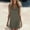 Dark Gray, variant on HOMBOM Mini Dresses for Women Summer Sundress Beach White Easter Cotton Linen Ladies Slip Dress