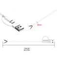 thumbnail image 3 of USB Type C Male Pigtail Cable Extension Power Cable 5V 2A USB C Socket to 2Pin Bare Wire Open End Connector Cable, 3 of 8