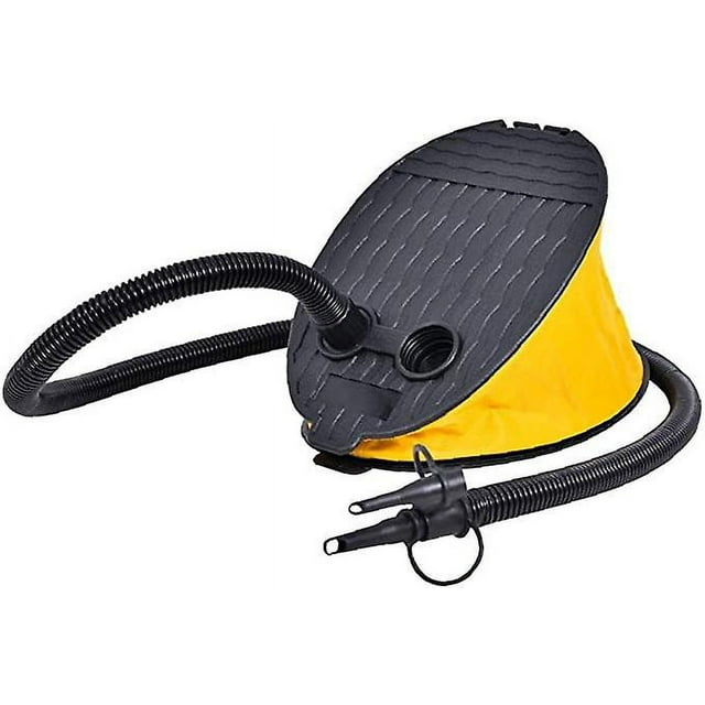 Outdoor Portable Foot Air Pump Inflate Multifunctional Inflator Foot Pump for Inflatable Air Beds, Paddles, Swimming Pools